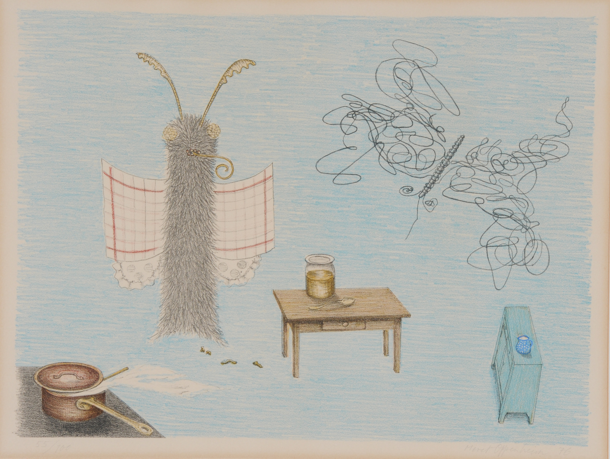 Meret Oppenheim, Psyche, Freundin der Männer, from "Parapapillonneries"