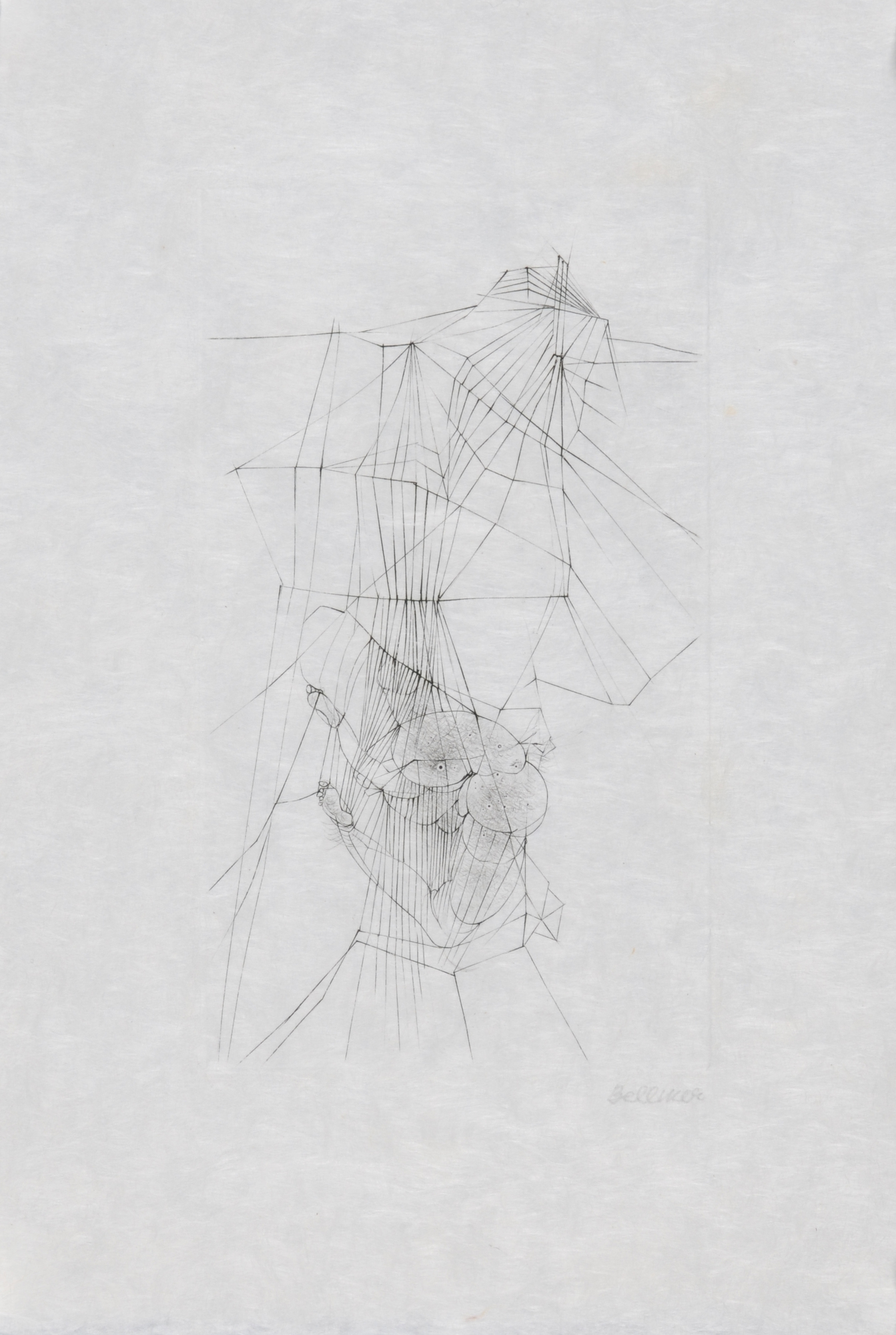Hans Bellmer, Sheet from "Mode d'emploi"
