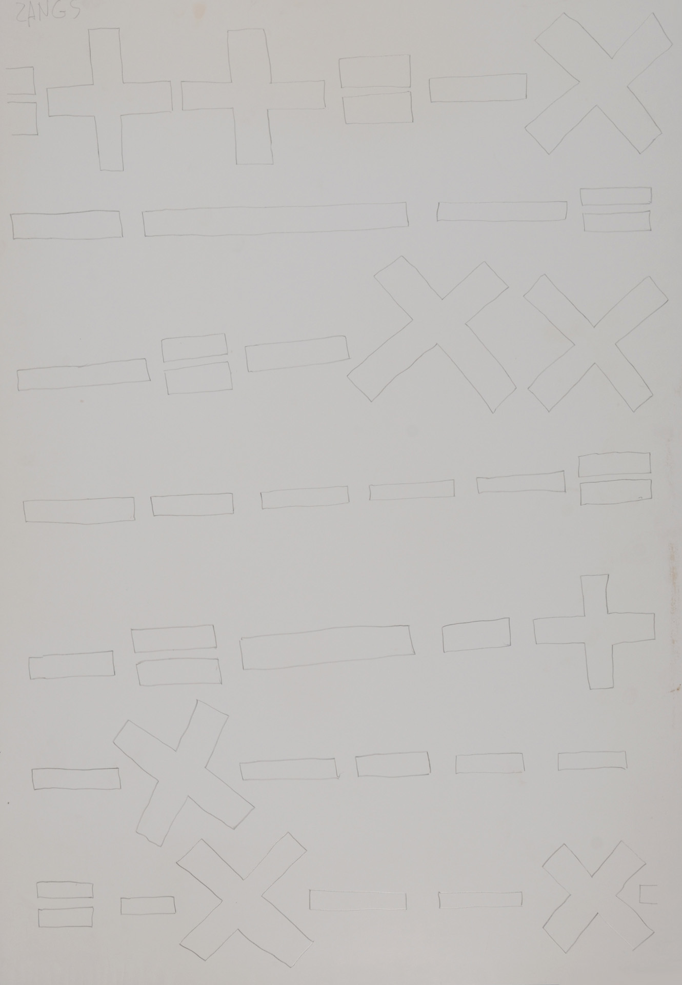 Herbert Zangs, Untitled