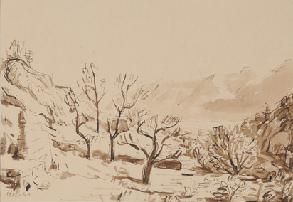7 drawings: Untitled