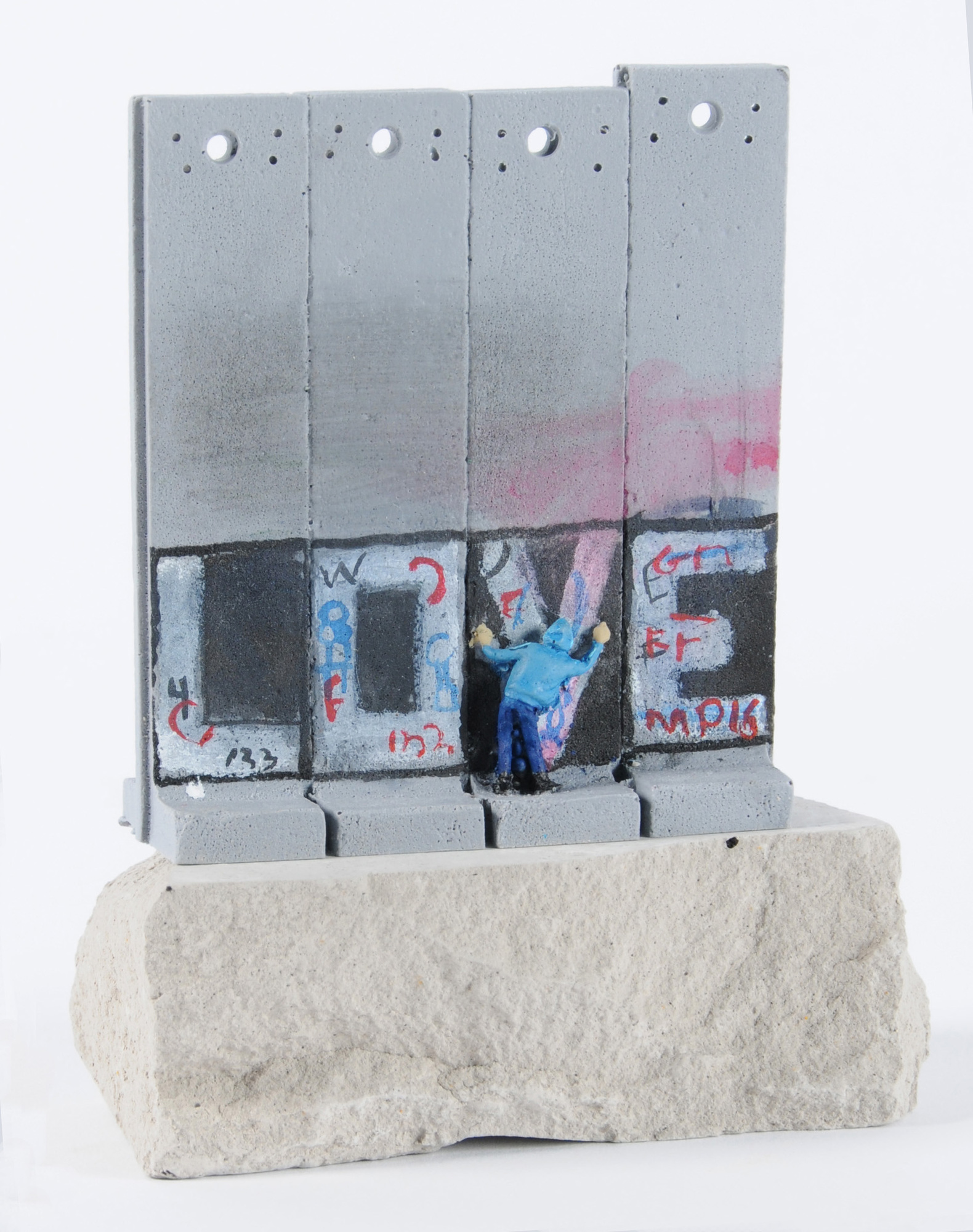 Banksy, 2 multiples. Box Set - Walled Off Hotel; Wall Selection Larg