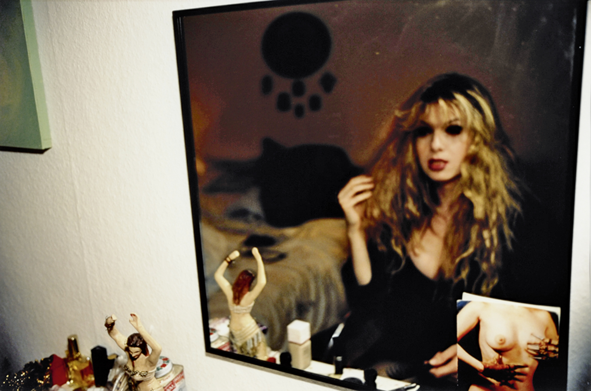 Nan Goldin, Joey in my Mirror at Hornstrasse, Berlin