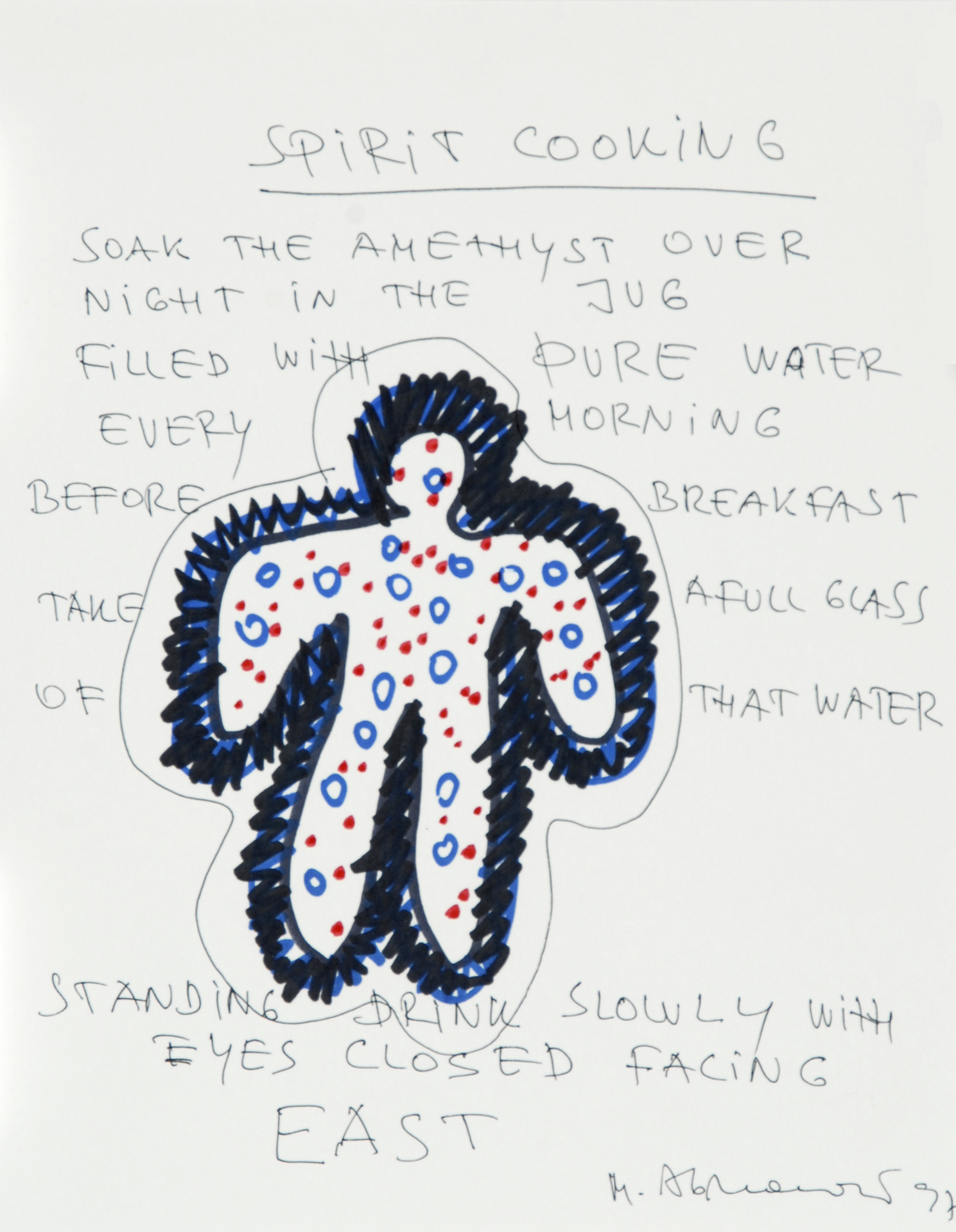 Marina Abramovic, Spirit Cooking