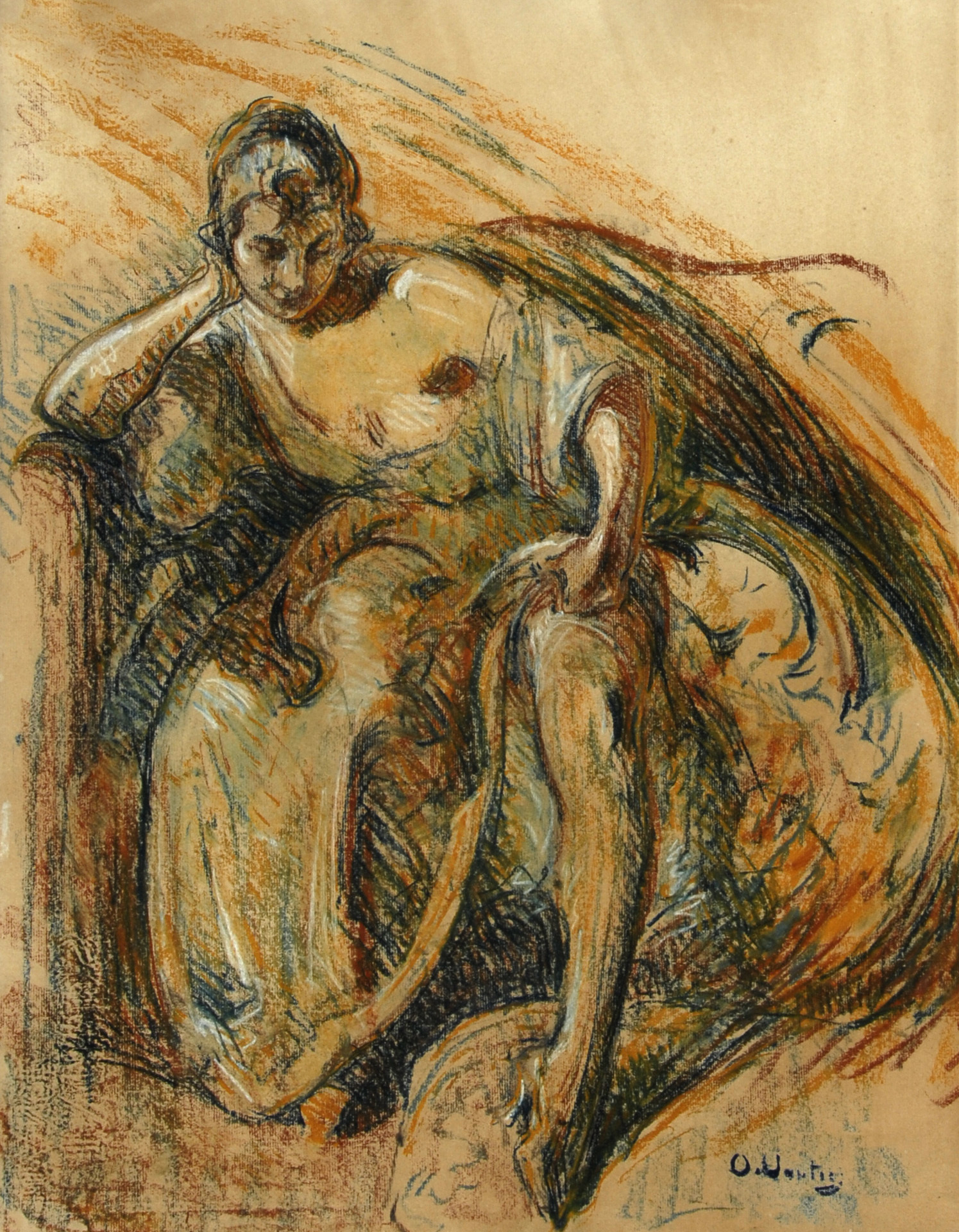 Otto Vautier, Jeune femme assise