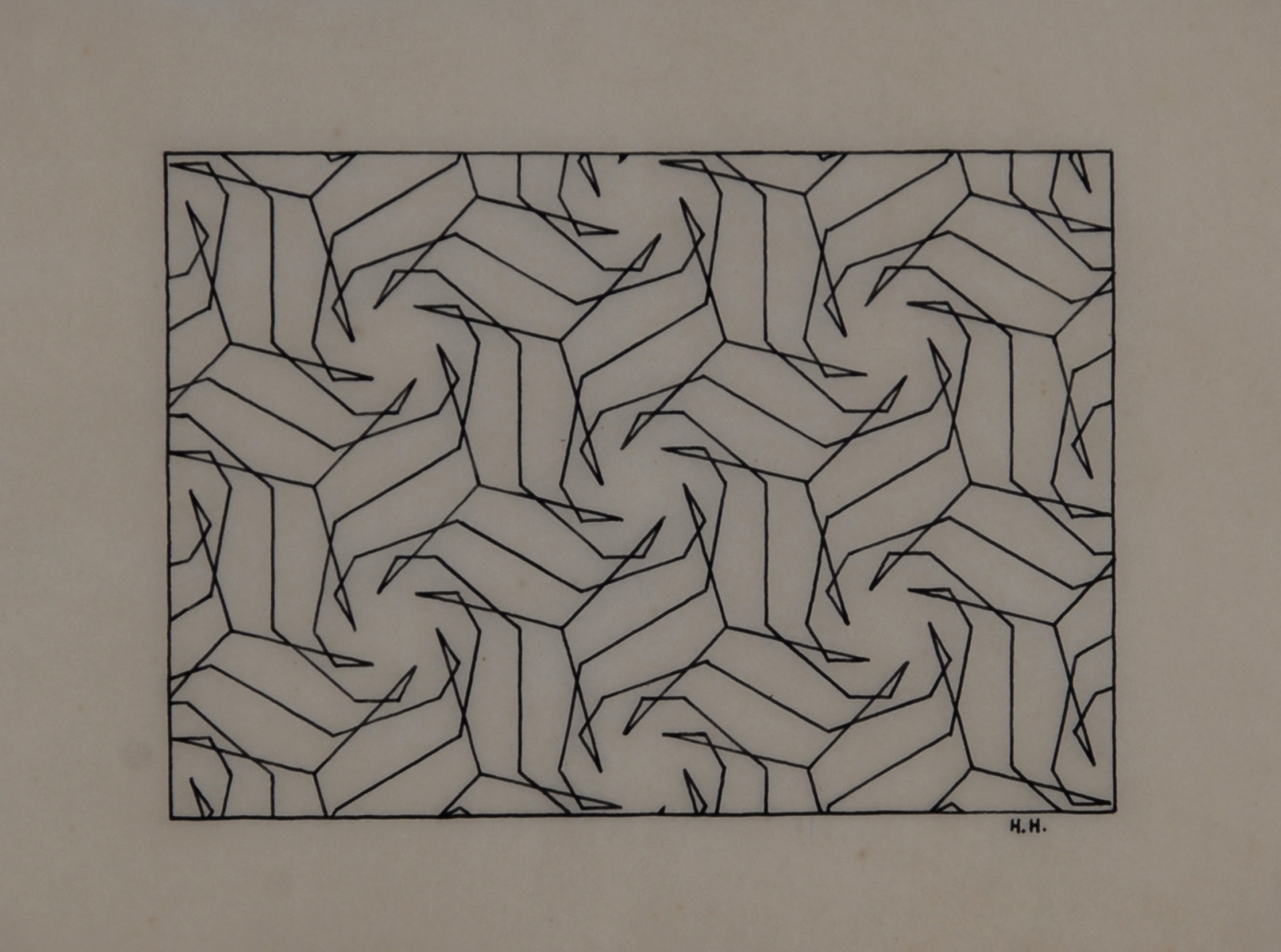 Hans Hinterreiter, 2 sheets: Composition