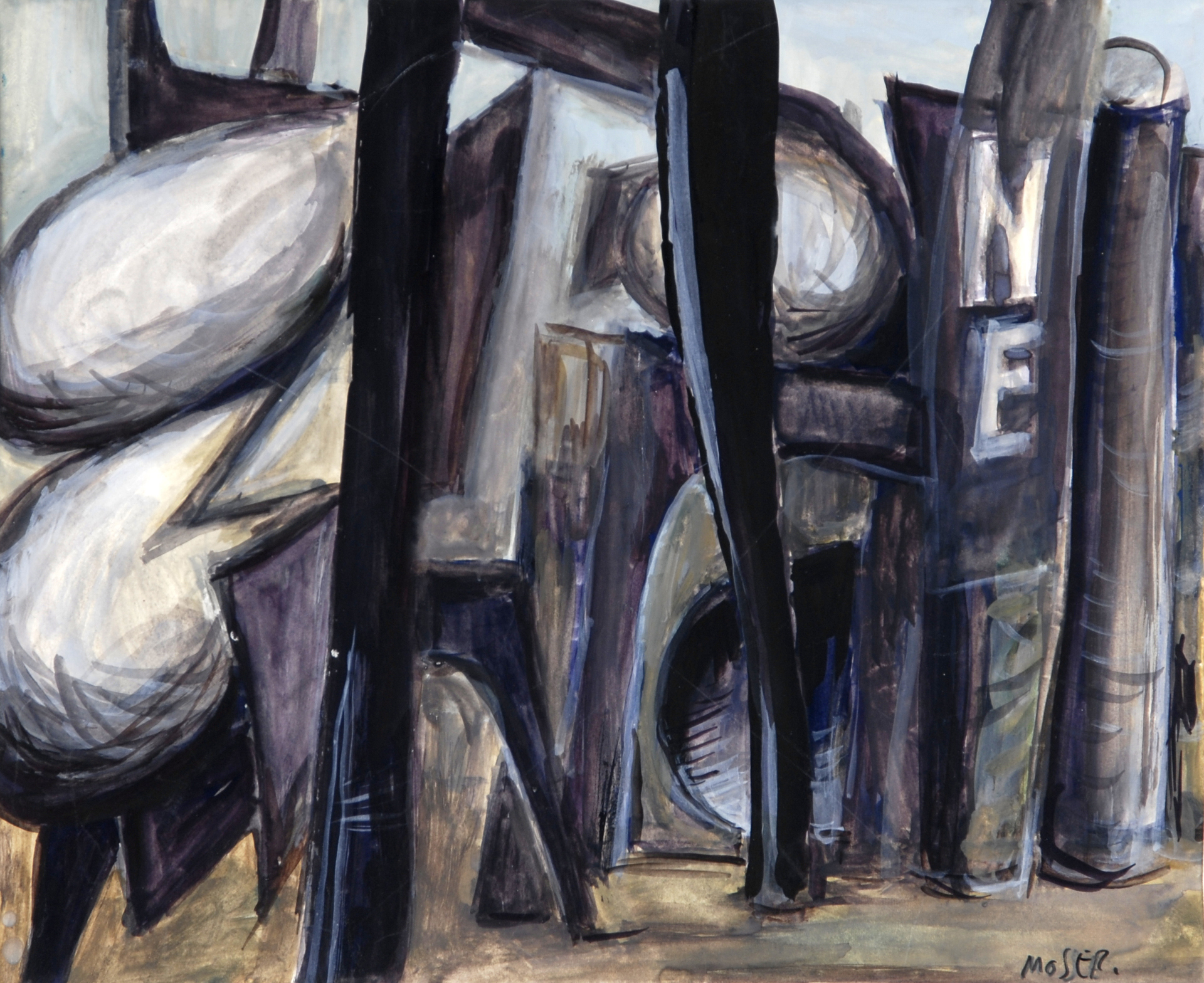 Wilfrid Moser, Violett