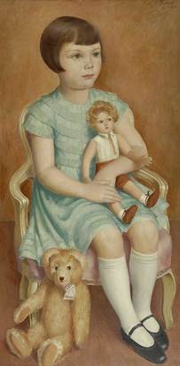 Mädchen mit Spielzeug