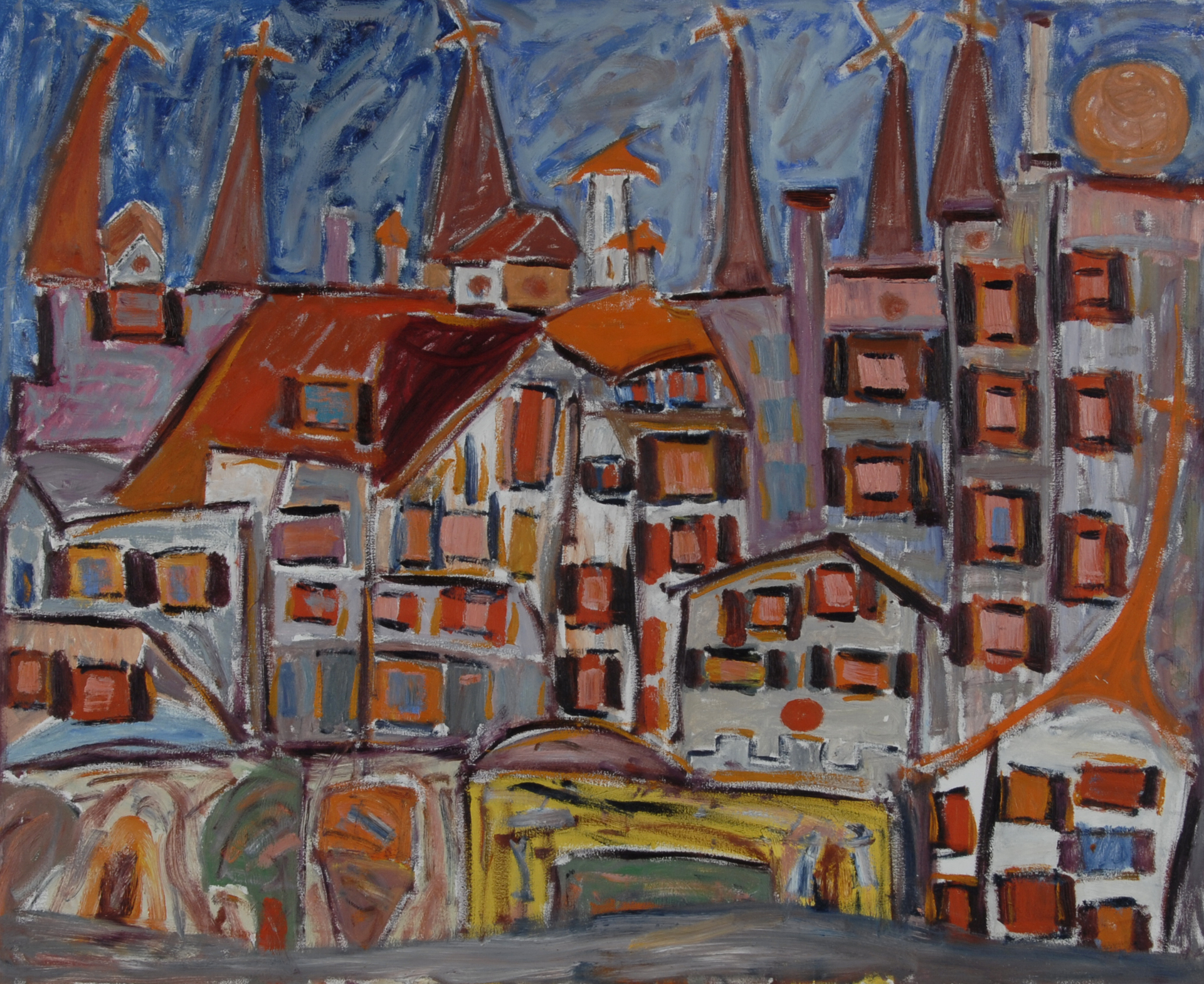 Walter Arnold Steffen, Häuserfront