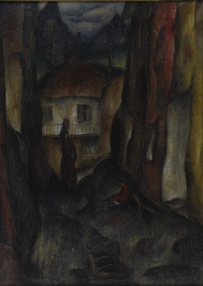 Häuser im Wald