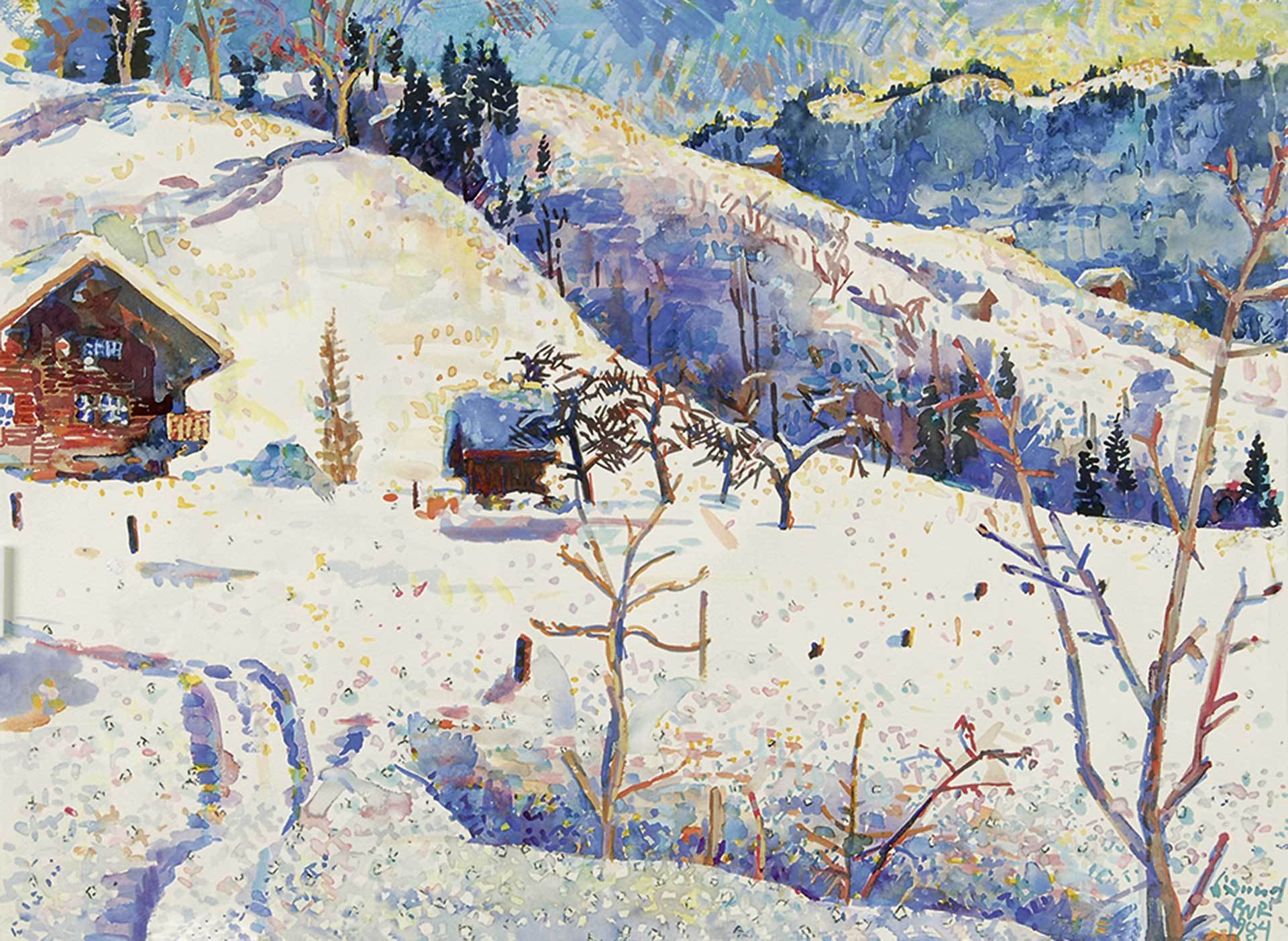 Samuel Buri, Habkern im Winter