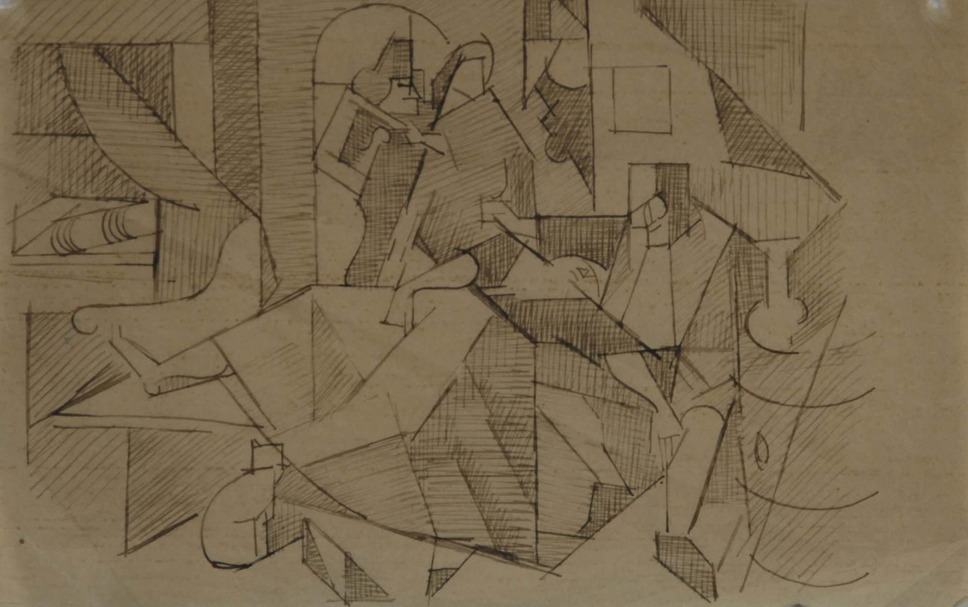 André Lhote, 2 sheets: Composition Cubiste