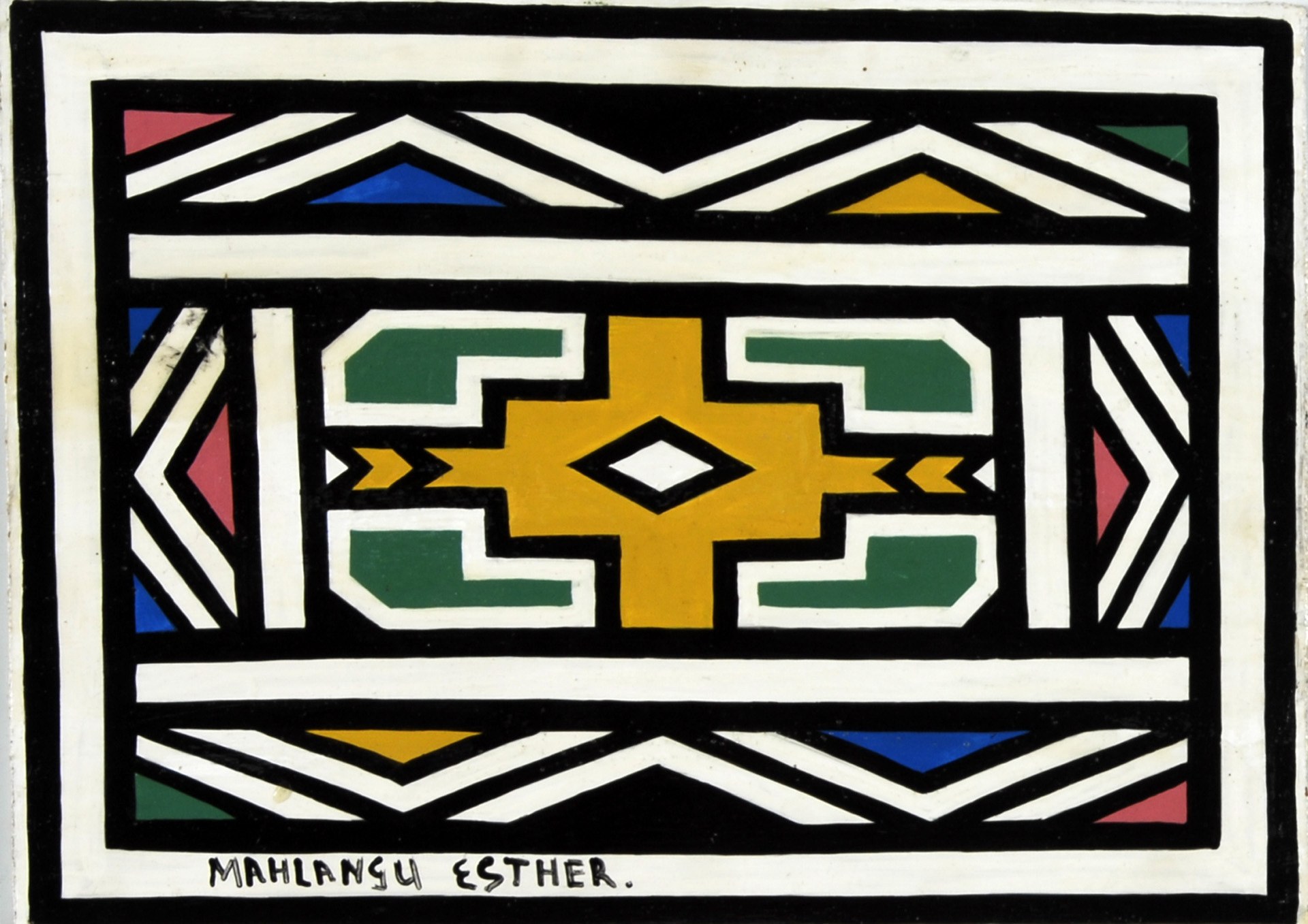 Esther Mahlangu, Untitled