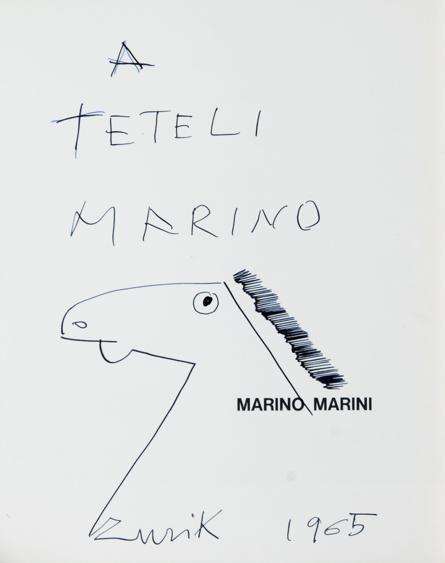 Marino Marini, Catalogue Raisonné. Franco Russoli. Marino Marini, pitture e disegni