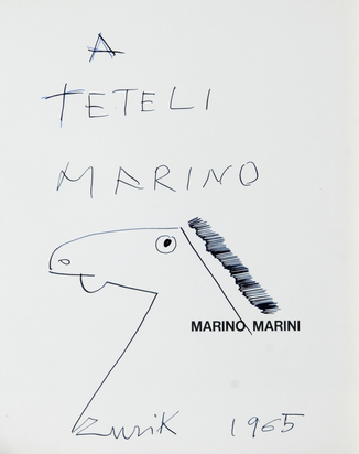 Werkkatalog. Franco Russoli. Marino Marini, pitture e disegni