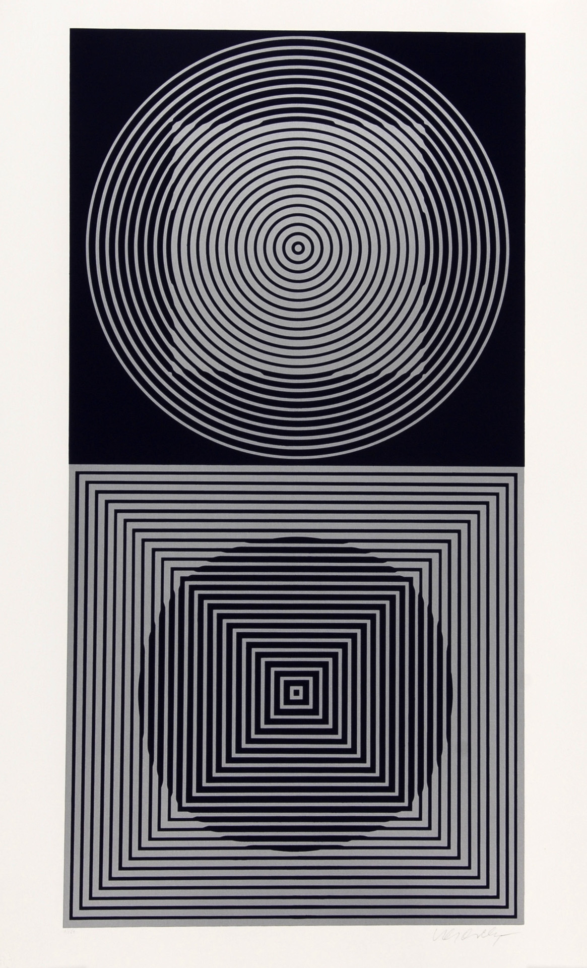 Victor Vasarely, 4 sheets from "Constellations"