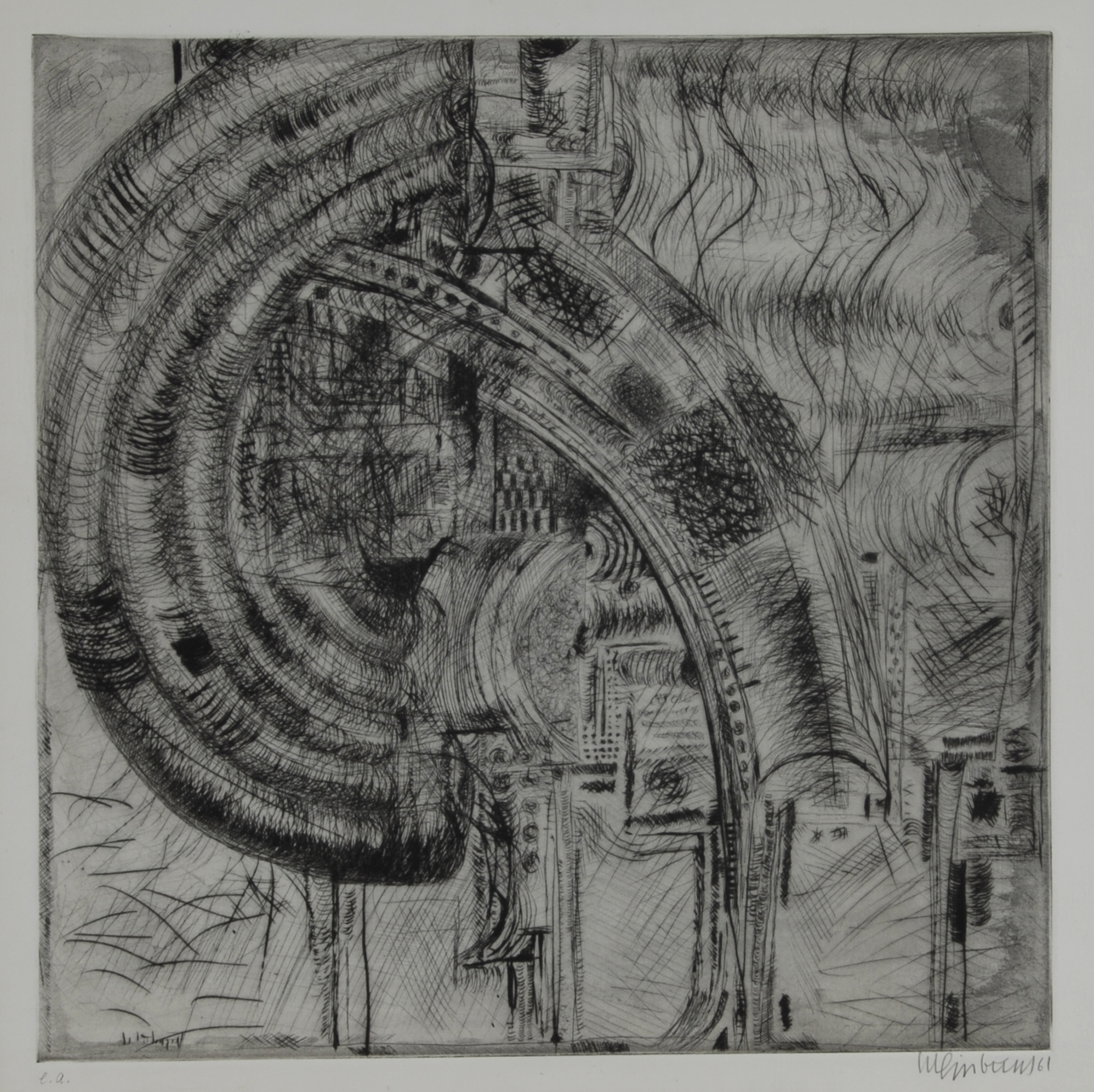 Bernhard Luginbühl, Radierung III