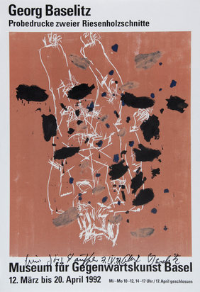 2 Plakate: Museum für Gegenwartskunst Basel, 1992; Kunstmuseum Basel, 1993