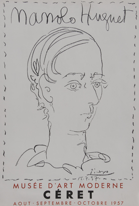 Poster. Manolo Hugnet, Musée d'Art Moderne Ceret