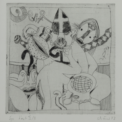 3 Blätter: Ohne Titel, 1973; Ohne Titel, 1979; Ohne Titel, 1997