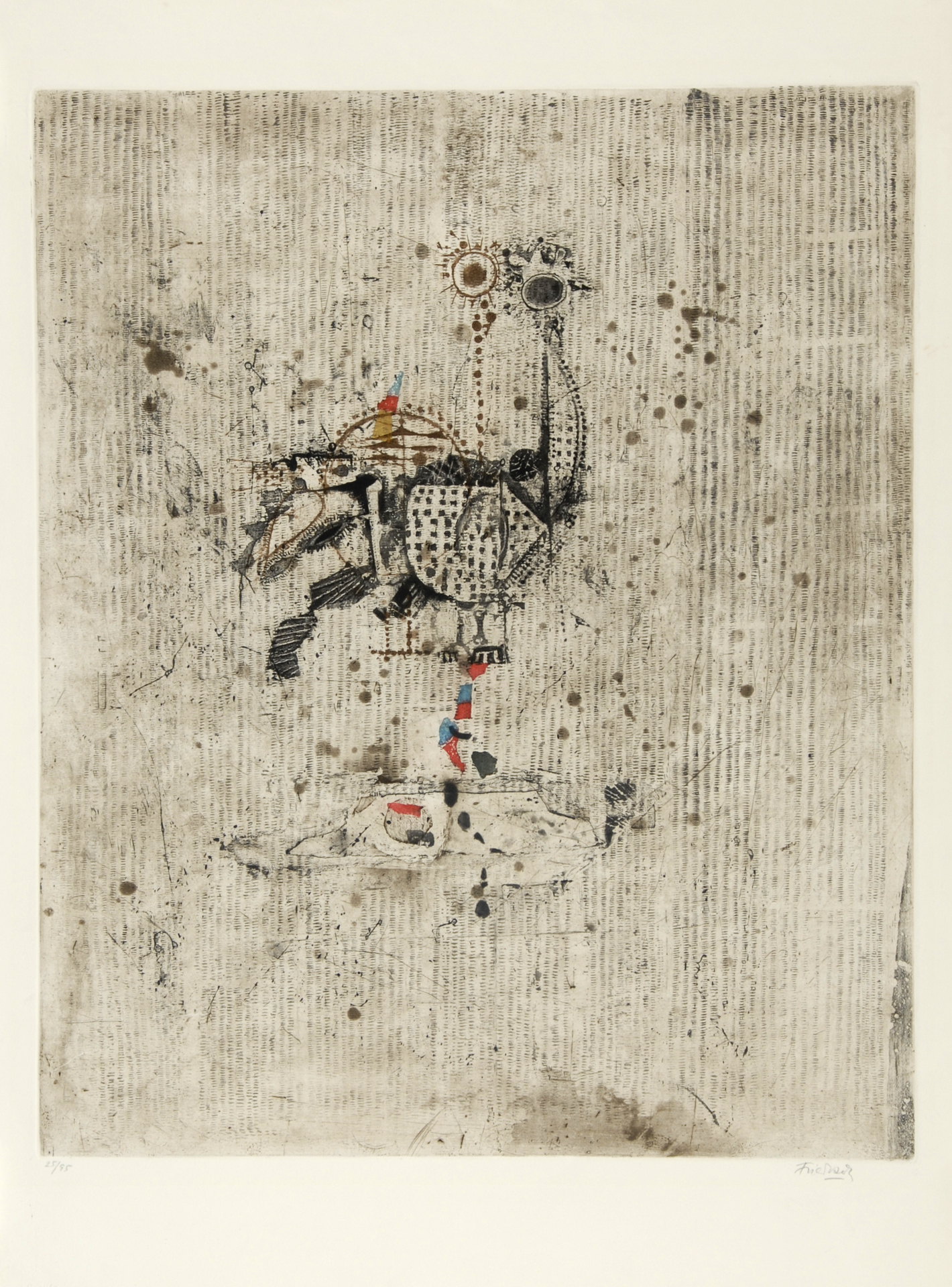 Johnny Friedländer, 2 Blätter: Le grand coq, 1957; Le vert dominant, 1972
