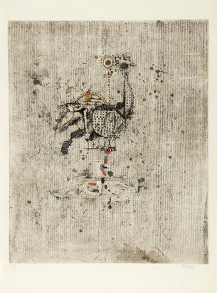 2 sheets: Le grand coq, 1957; Le vert dominant, 1972