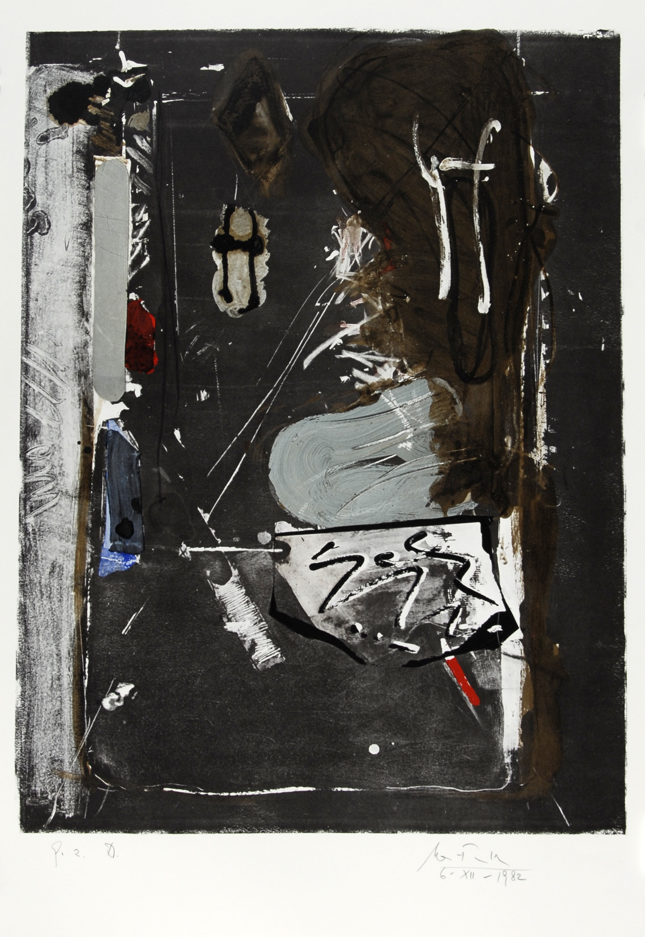 Hans Falk, 2 sheets: Untitled; Untitled