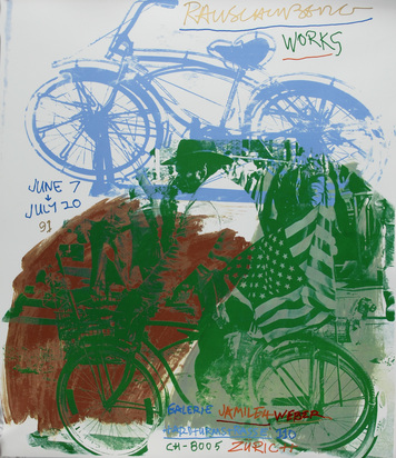 Plakat. Rauschenberg Works - Galerie Jamileh Weber