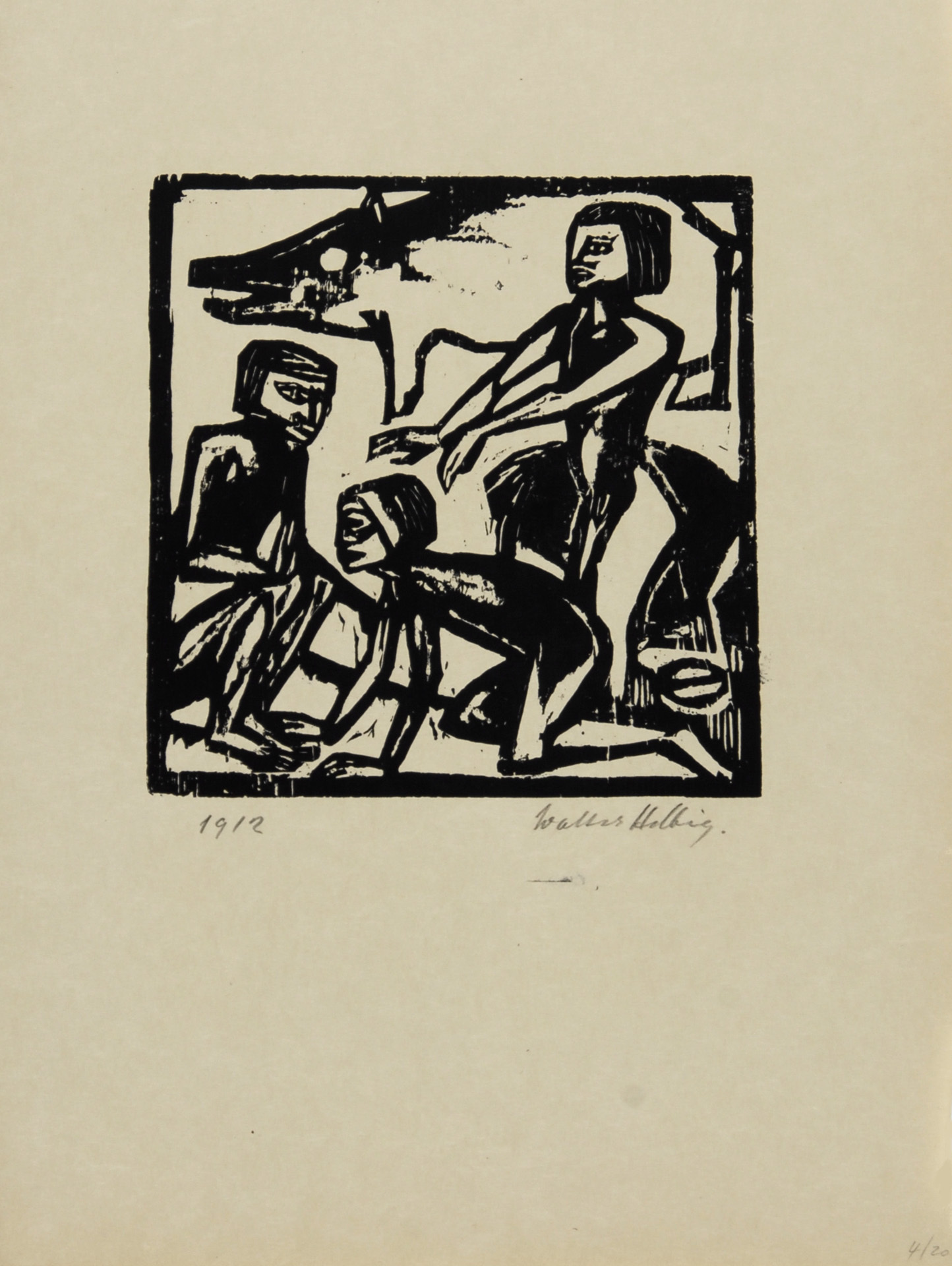 Walter Helbig, Spielende Knaben
