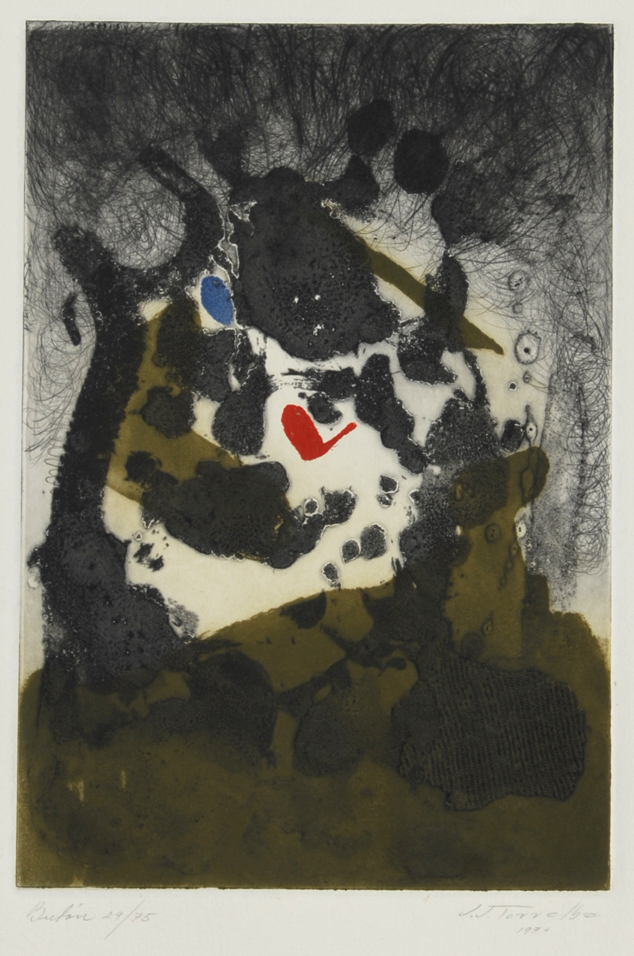 Juan José Torralba, 2 Blätter: Iguana, 1970; Bufón, 1970