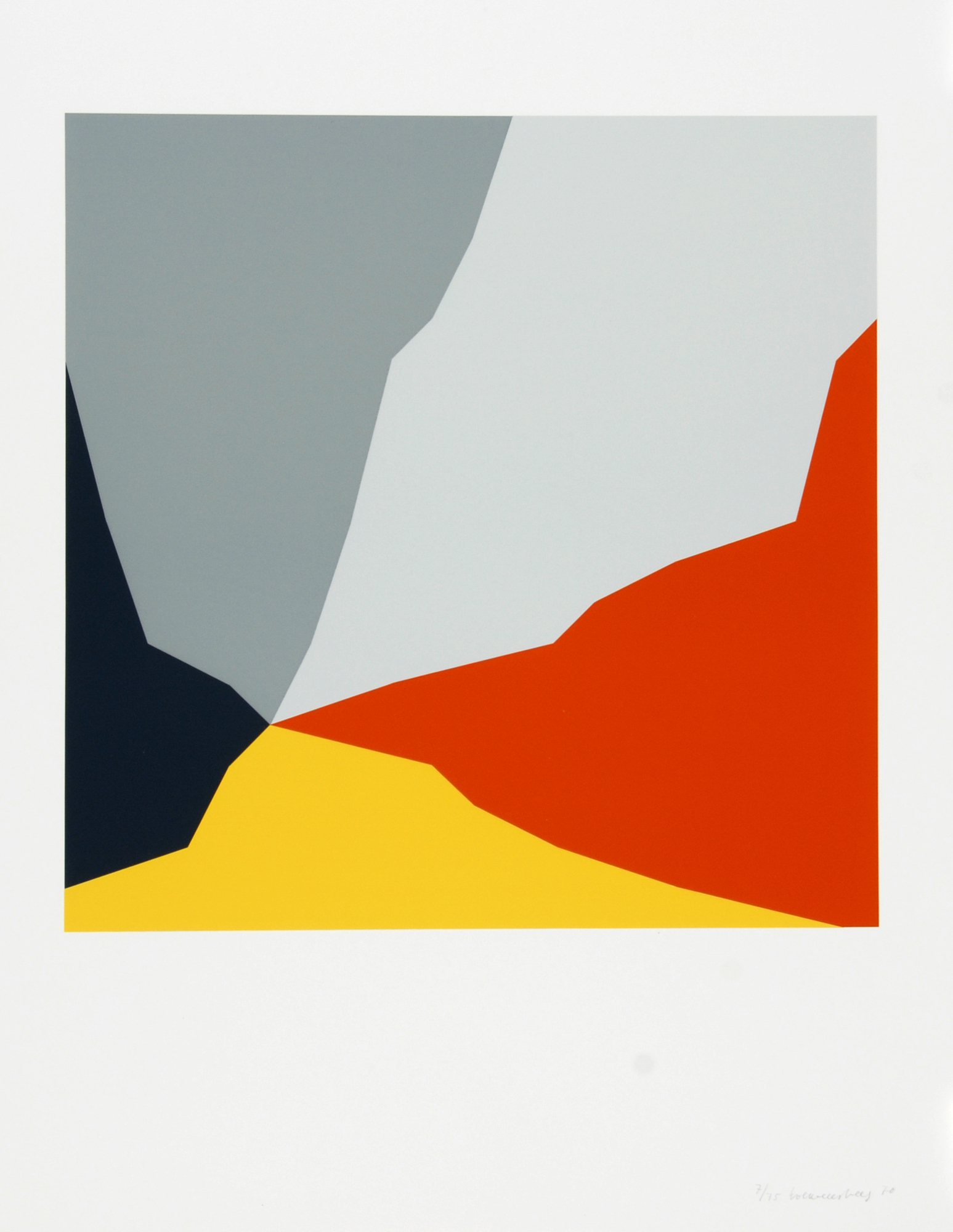Verena Loewensberg, Ohne Titel, aus "Zürcher Konkrete"