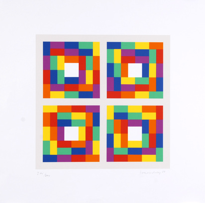 2 Blätter: Ohne Titel, 1973; Ohne Titel, 1980