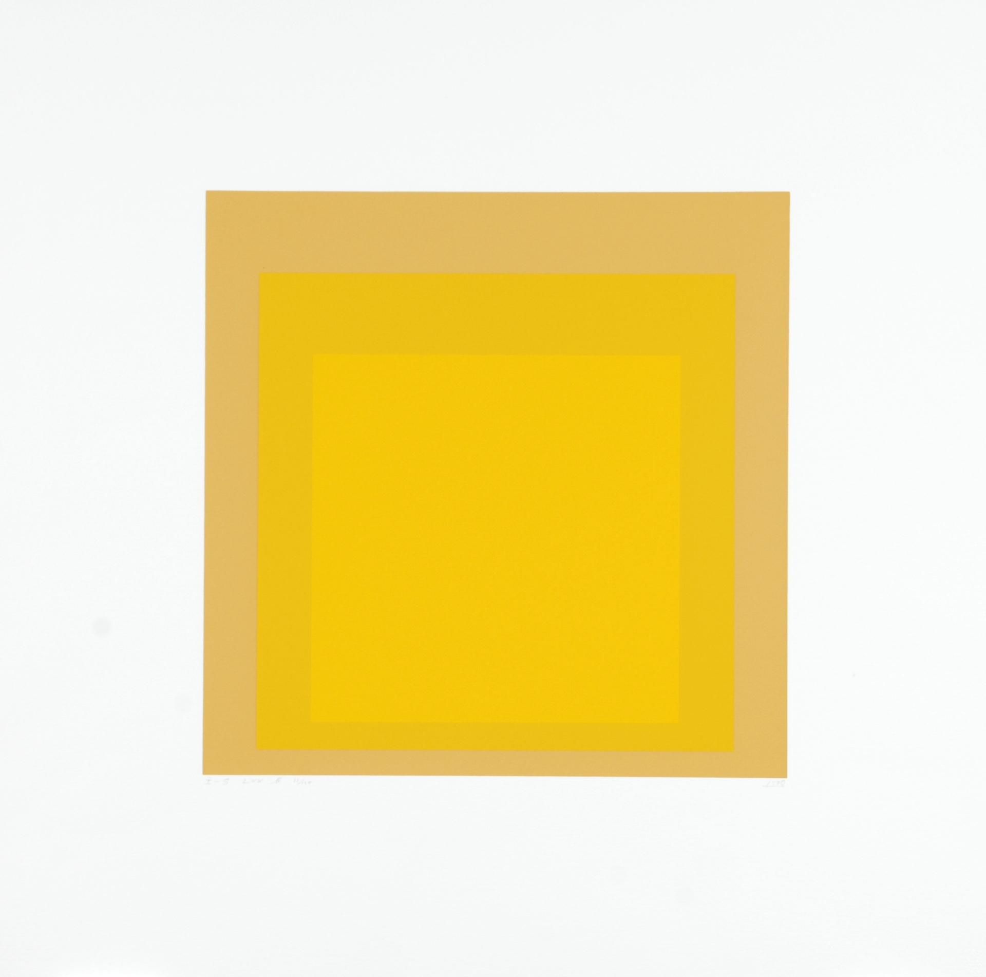 Josef Albers, I-S, aus "Homage to the Square"