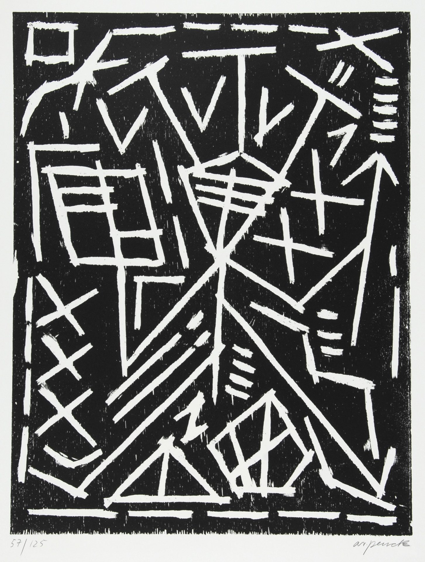 A.R. Penck, Untitled