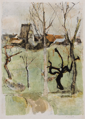 2 sheets: Landschaft; New York
