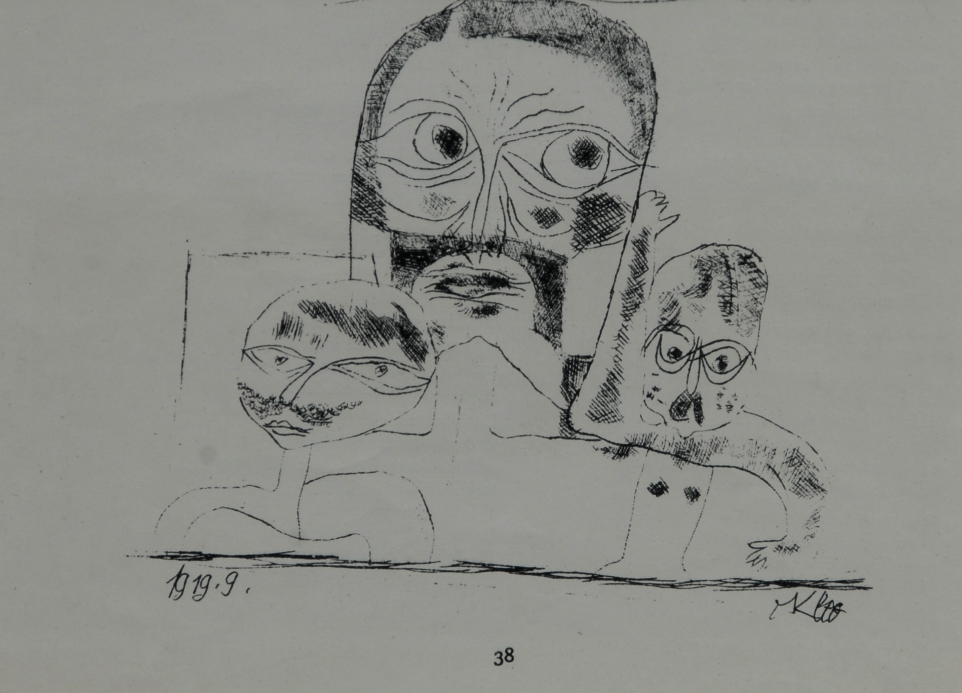 Paul Klee, Drei Köpfe