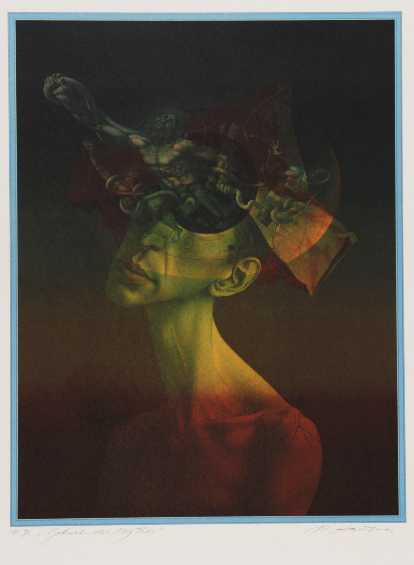 Rudolf Hausner, Geburt des Mythos