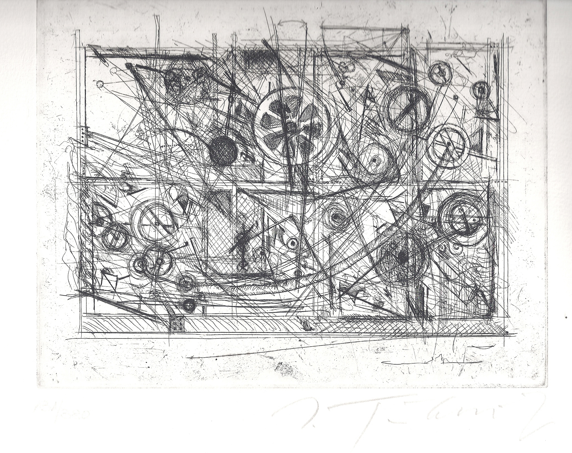 Jean Tinguely, Composition