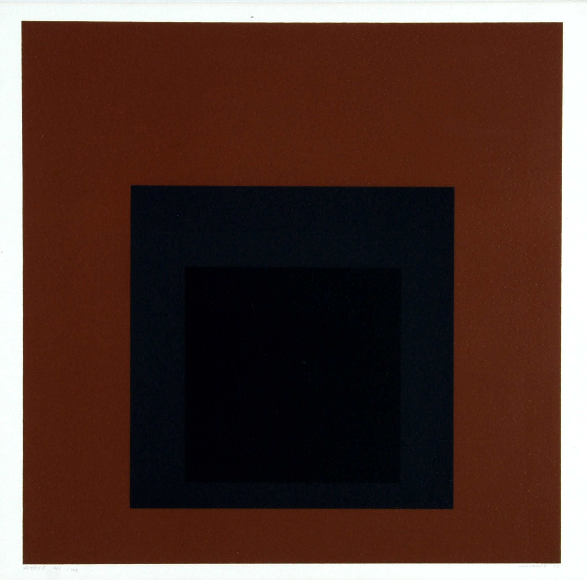Josef Albers, Attic, aus "Die Oberfläche"