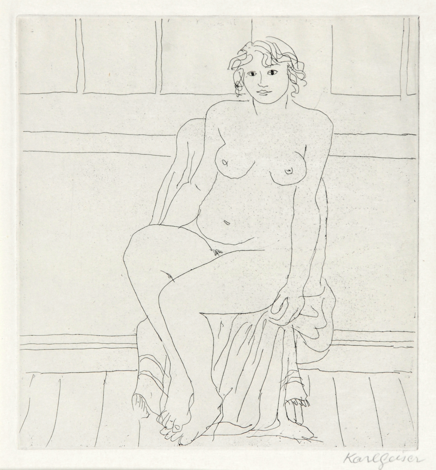Karl Geiser, Sitting Female