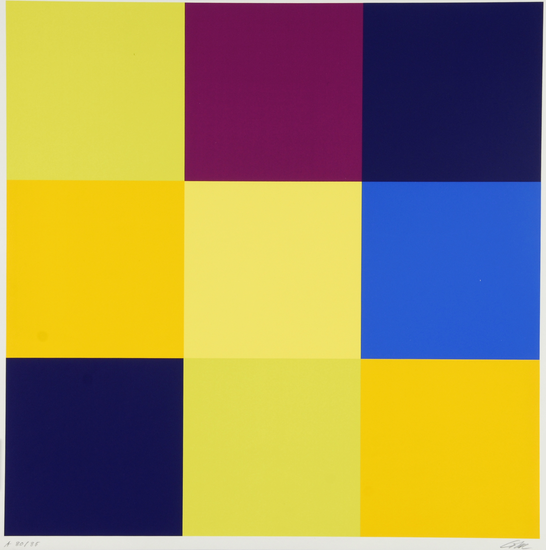 Richard Paul Lohse, Portfolio A: Modulare Ordnungen