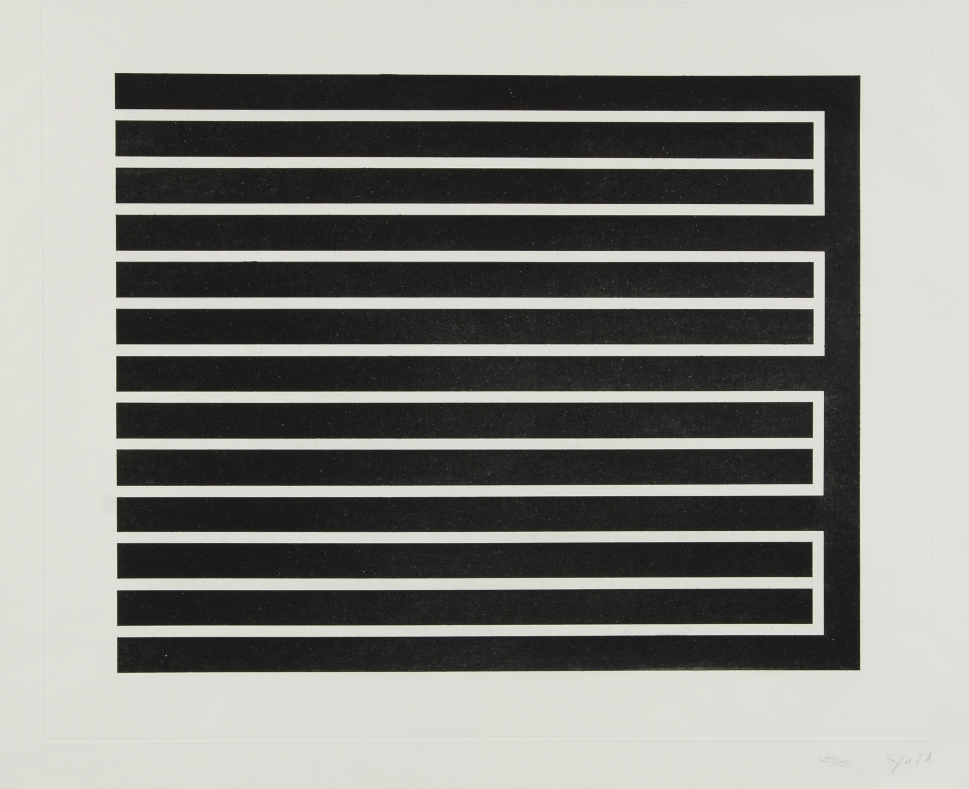 Donald Judd, Sheet from "Untitled"