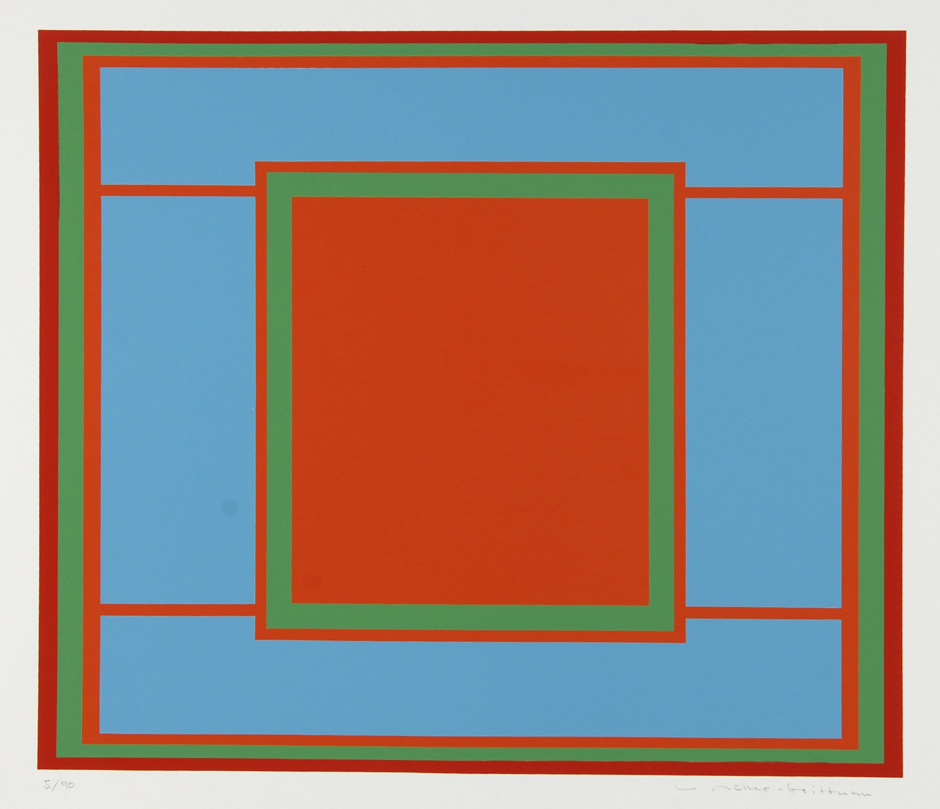 Grafik, 5 sheets: R. Myrha; J. Baier; F. Fedier; W. Müller-Bittnau; U. Dickerhof