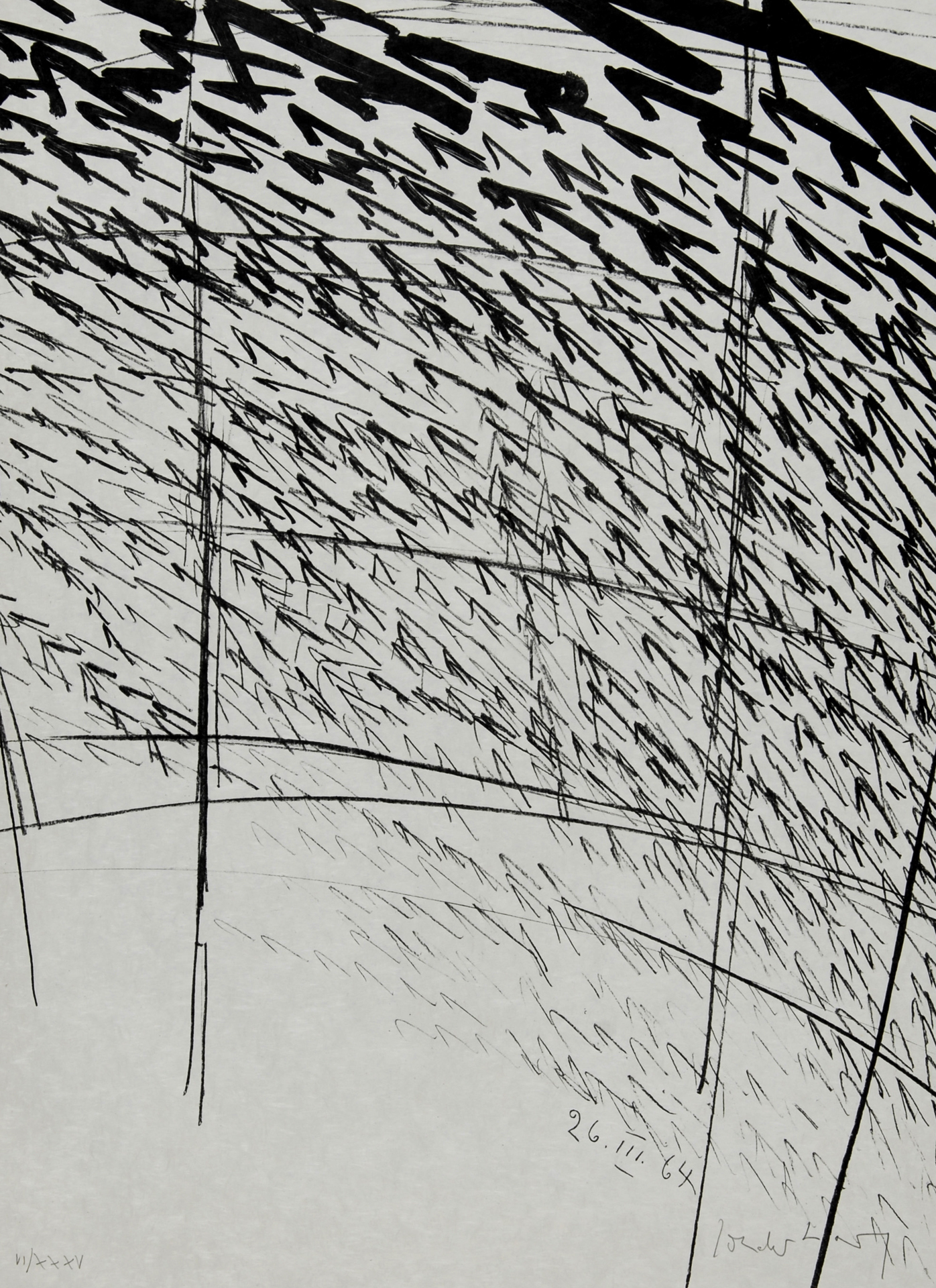 Kurt R.H. Sonderborg, Composition I, from "Europäische Graphik II"