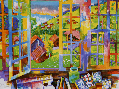 Des Künstlers Fenster