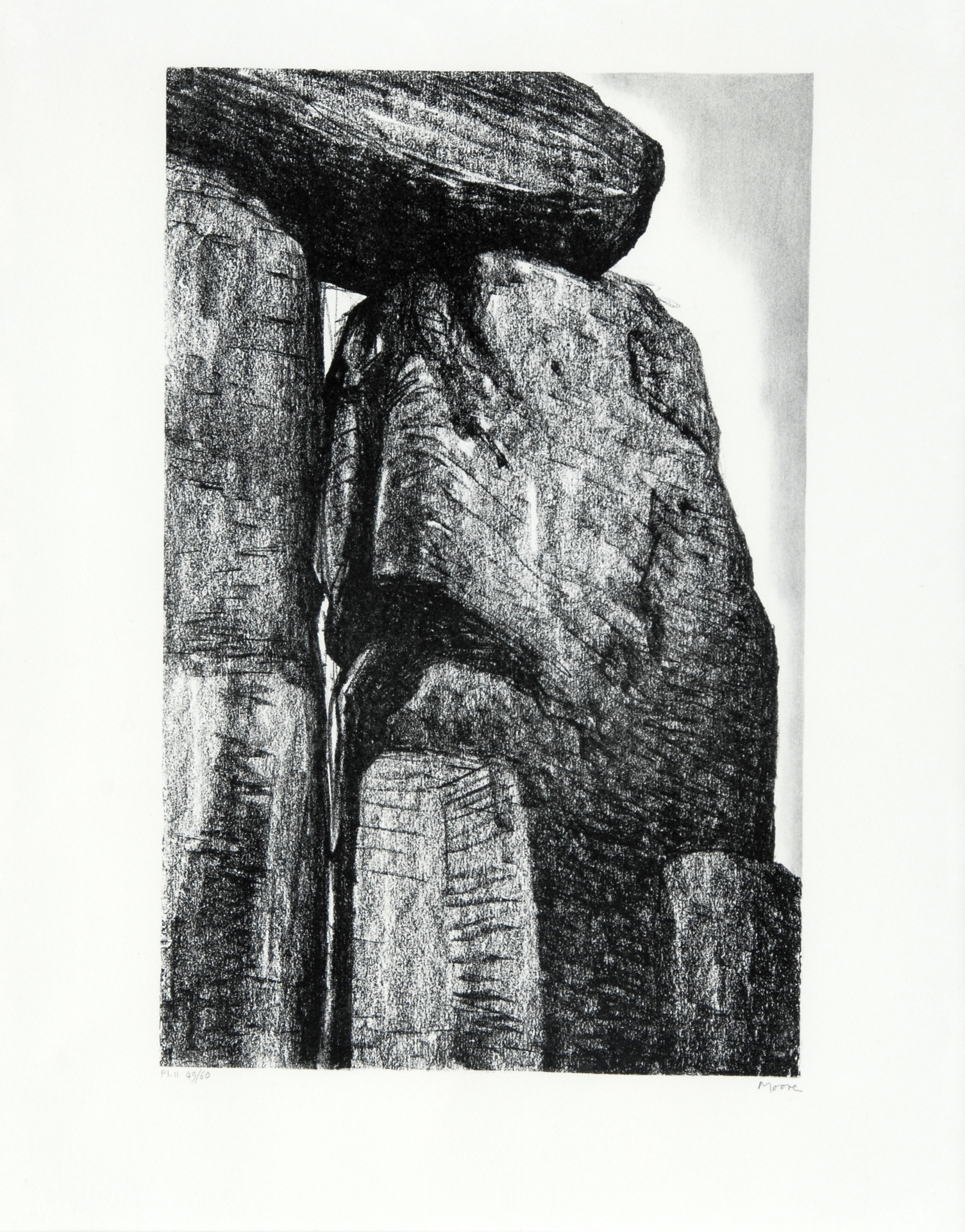 Henry Moore, Stonehenge XI, from "Stonehenge"