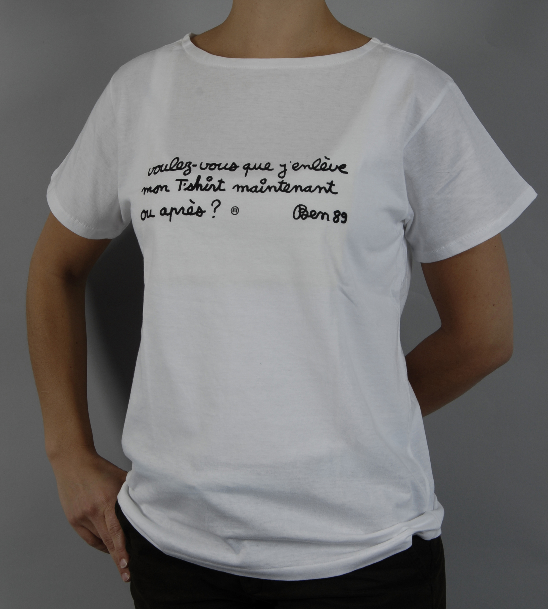Ben Vautier, Voulez-vous que j'enlève mon T-shirt maintenant ou après?