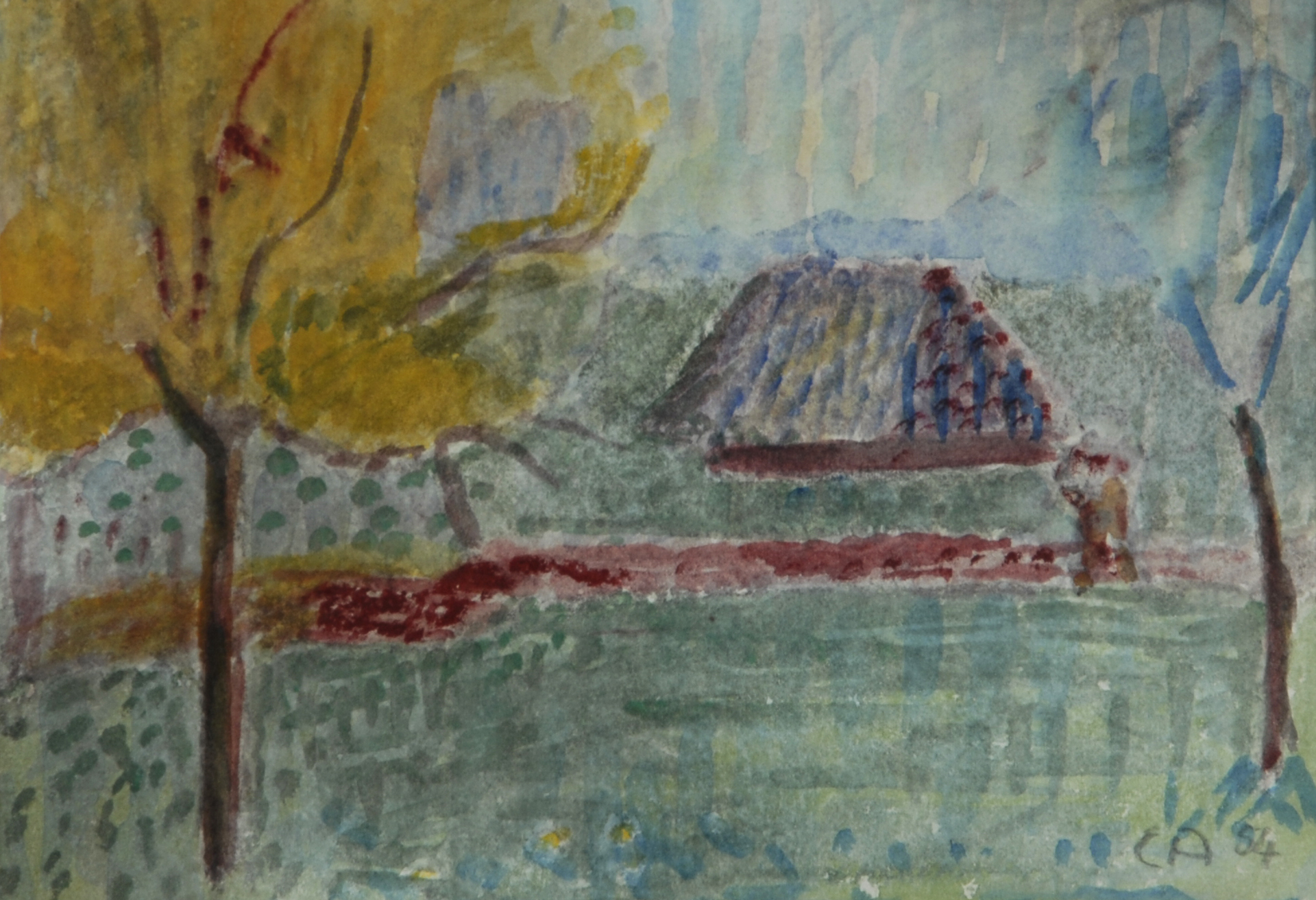 Cuno Amiet, Haus am Weiher