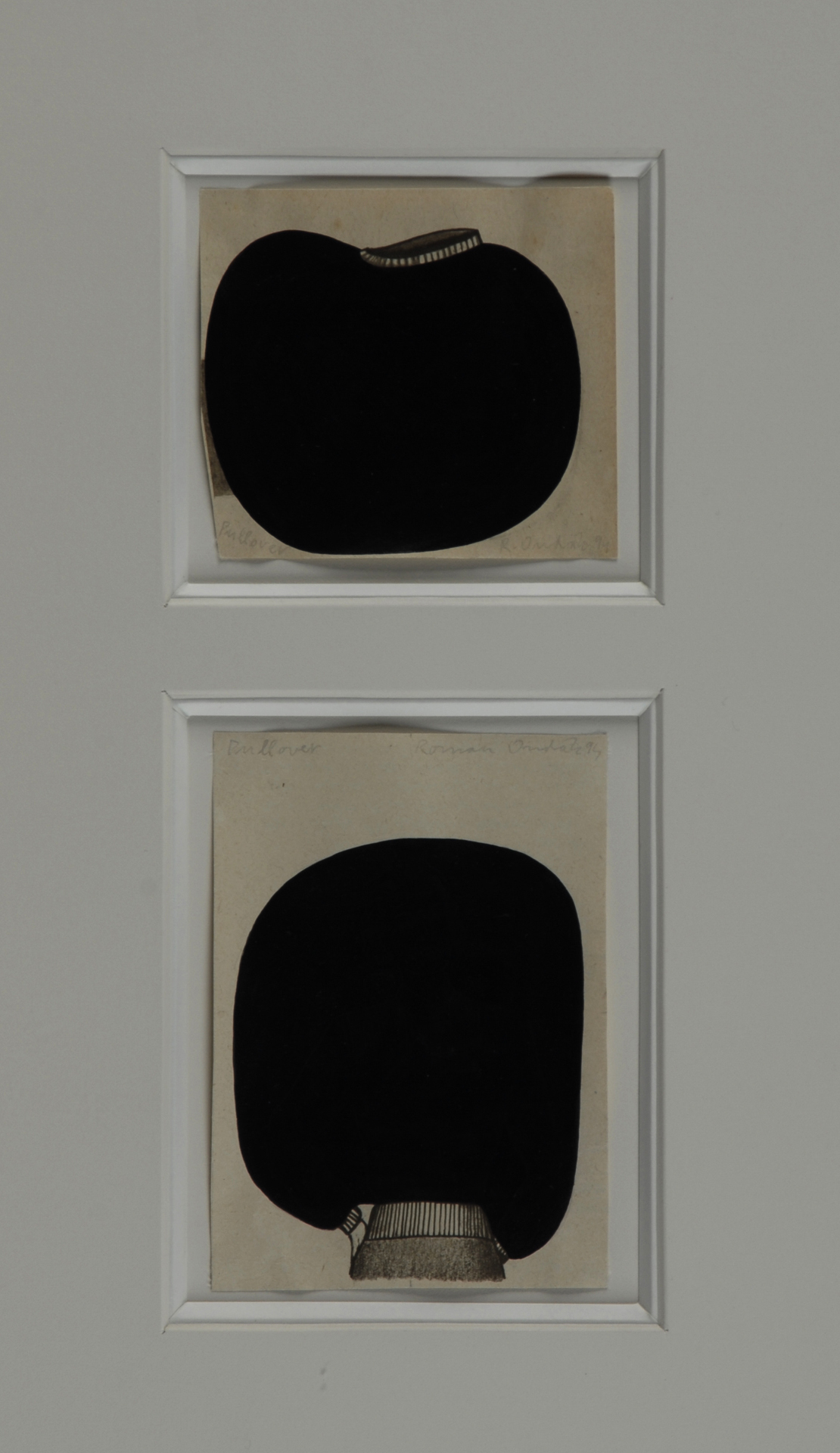 Roman Ondák, 2 sheets: Pullover