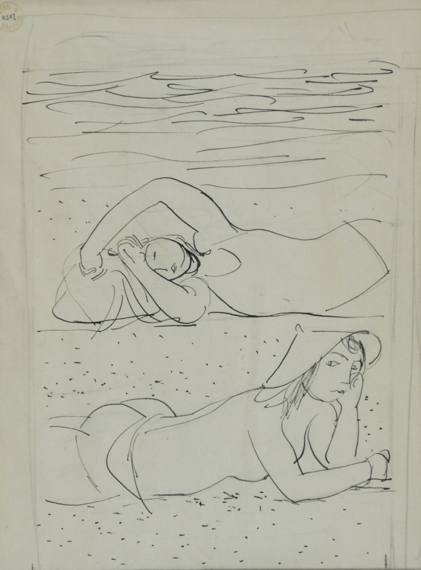 Maurice Barraud, Deux femmes à la plage