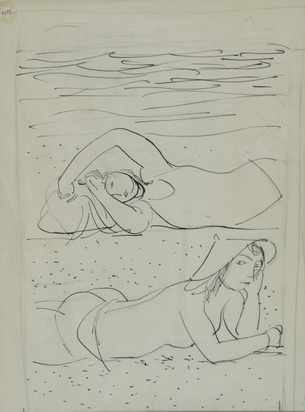 Deux femmes à la plage